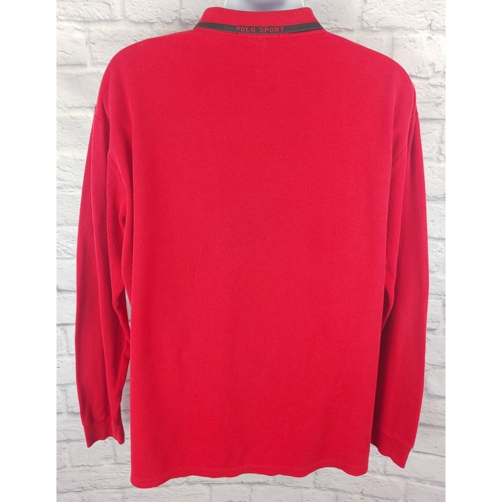 Vintage Polo Sport Longsleeve Polo, Size XL - Picture 10 of 11